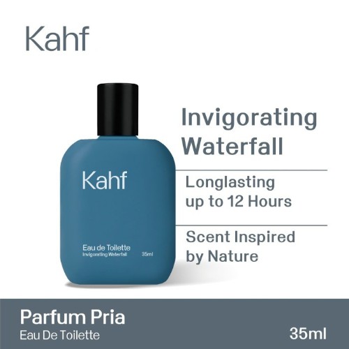 Parfum Pria Kahf Invigorating Waterfall Eau de Toilette 35 ml Original . Parfum Cowok Kahf Original