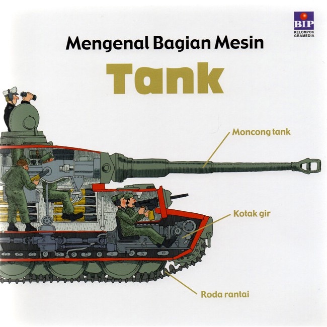 Jual Mengenal Bagian Mesin : Tank - Buku Anak BIP Gramedia | Shopee ...