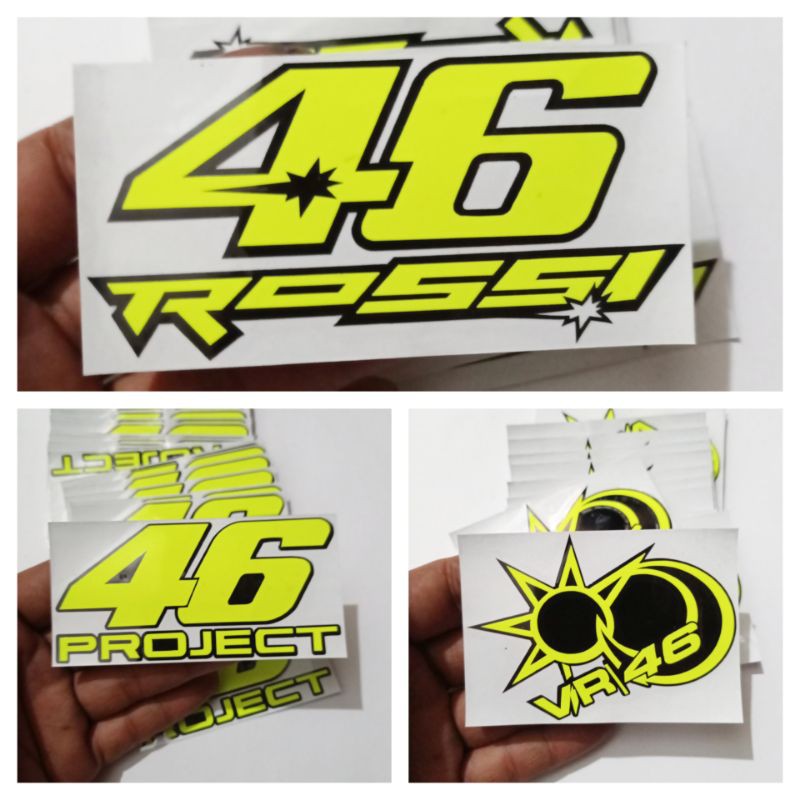 sticker cutting sticker  no 46 rossi the doctor thailand thailook kualitas terbaik  TER MURAH