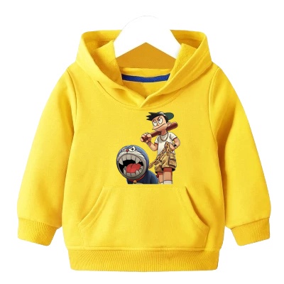 Sweater Anak Zombie Doraemon Hoodie Anak Fleece Usia 2 - 6 tahun