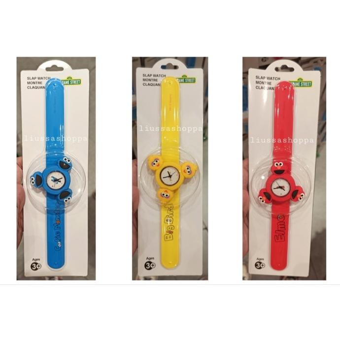 Jam Tangan Miniso - Sesame Street Children's Rotating Slap Watch