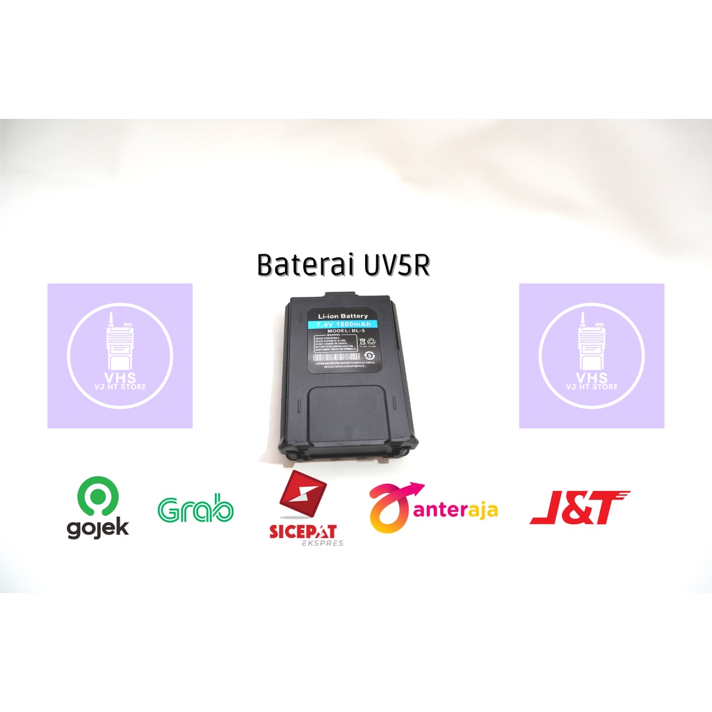 Baterai BL-5 Handie Talkie UV5R Baofeng Verxion Pofung UV5RA UV5RE BL5 Batre