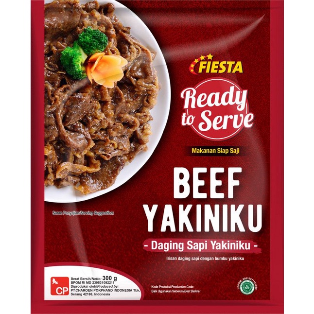 Jual Fiesta Ready To Serve Beef Yakiniku Berat Bersih Gr Shopee