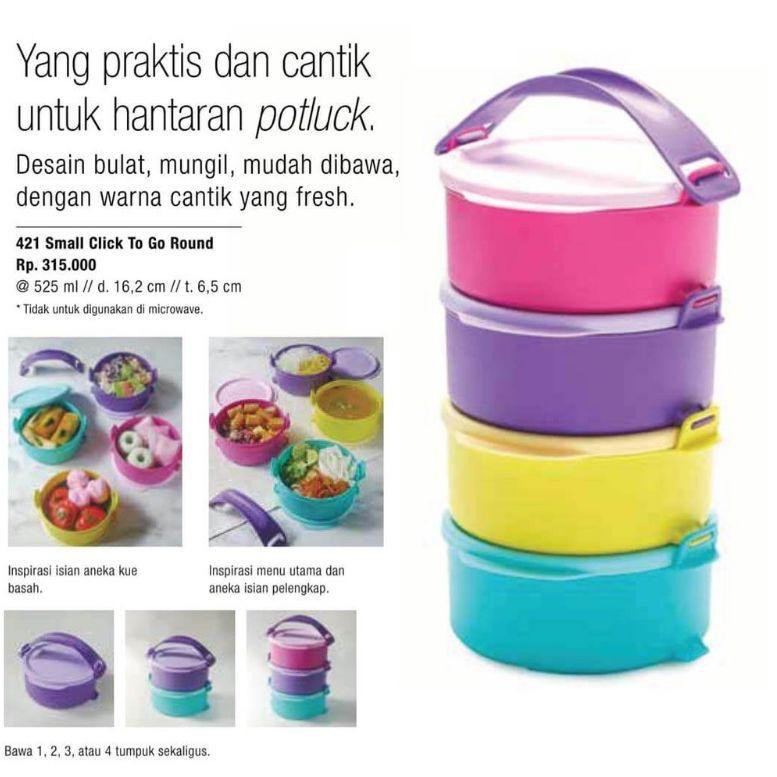 Tupperware Small Click To Go Fun Click To Go 4 Susun