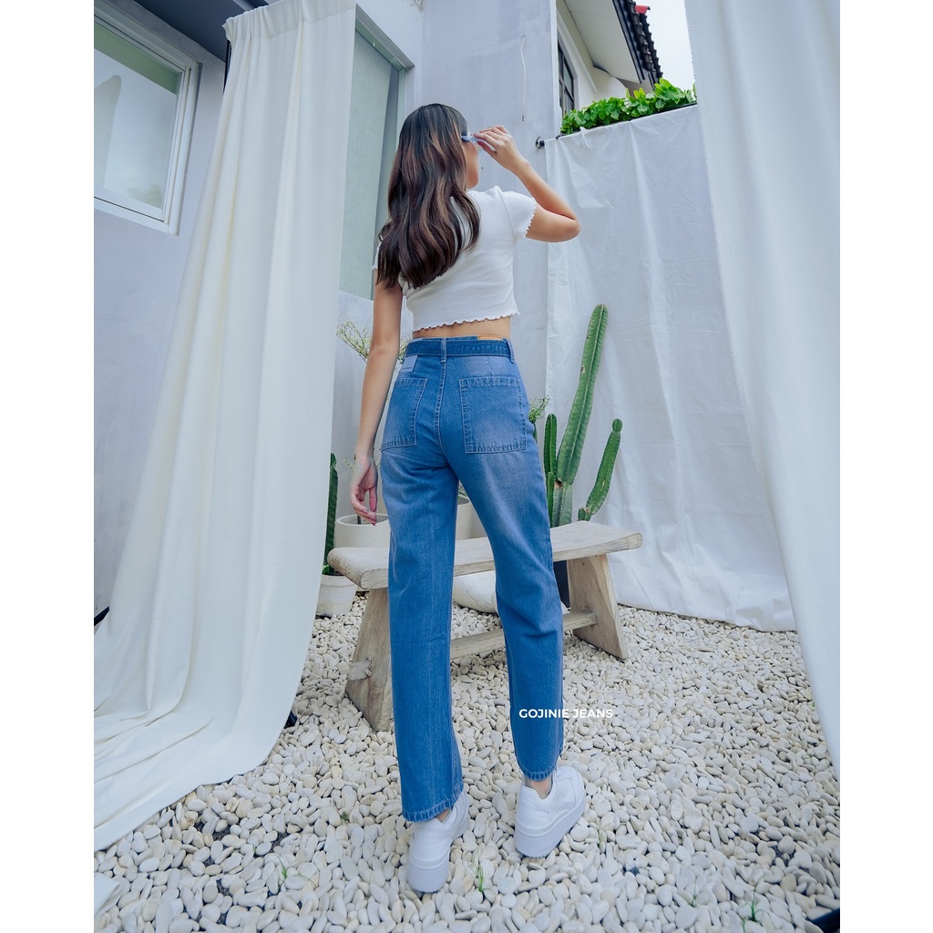 GOJINIEJEANS - Highwaist Comfort Cullotes Jeans - 4460 - COMFORT CULLOTES