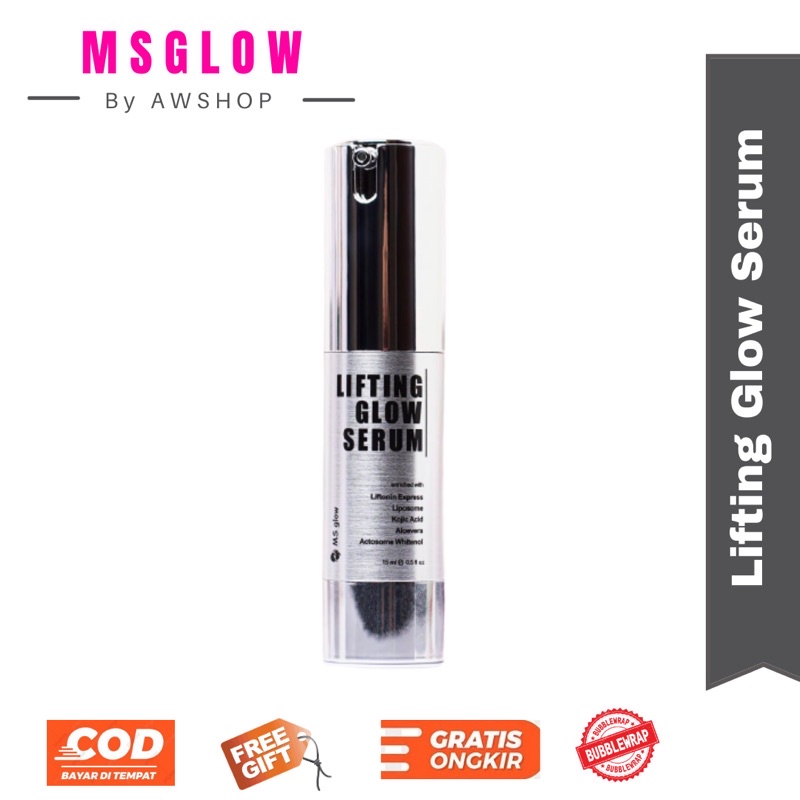 Serum Wajah Ms Glow Lifting Glow Serum Asli Original