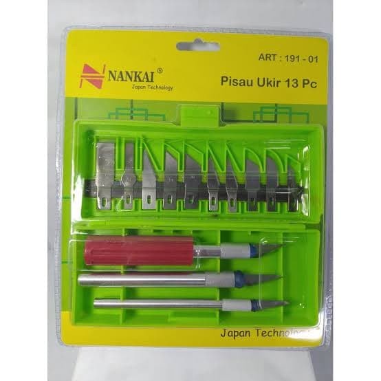 

UKIR-ALAT- NANKAI PISAU UKIR 13 PC ( HOBBY KNIFE NANKAI ) -ALAT-UKIR.