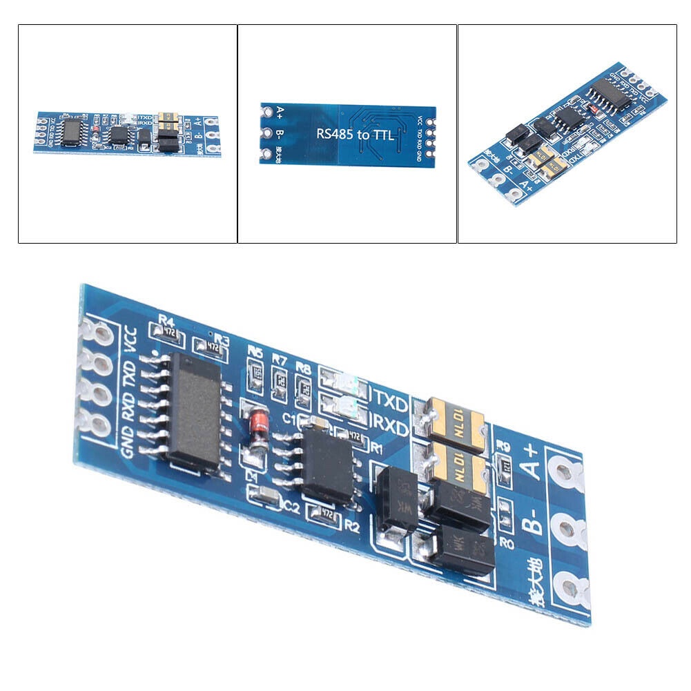 Modul Converter Serial TTL to RS485 Module RX TX 485 to Serial UART Level Mutual Conversion Hardware Automatic Flow Control 3.3V-5.5V