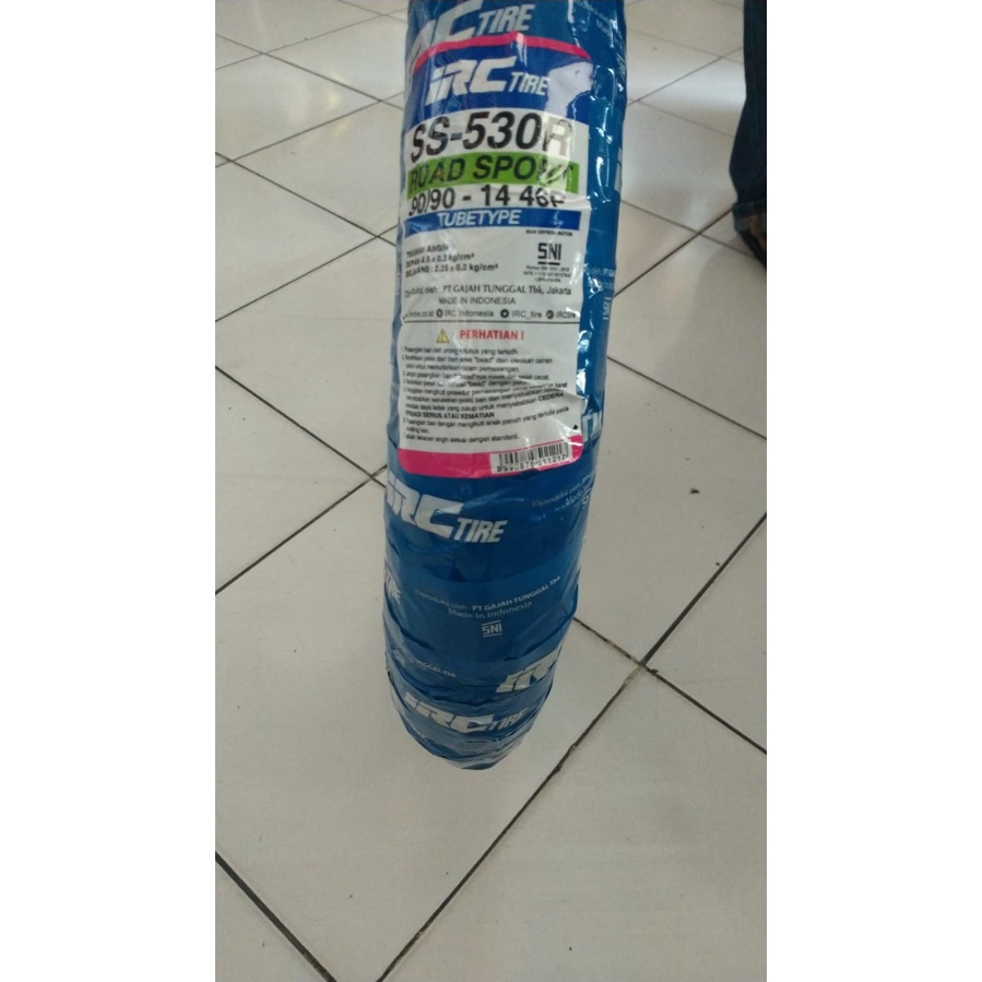 BAN LUAR IRC SS530R 90 90 14 BAN LUAR MOTOR ASLI IRC