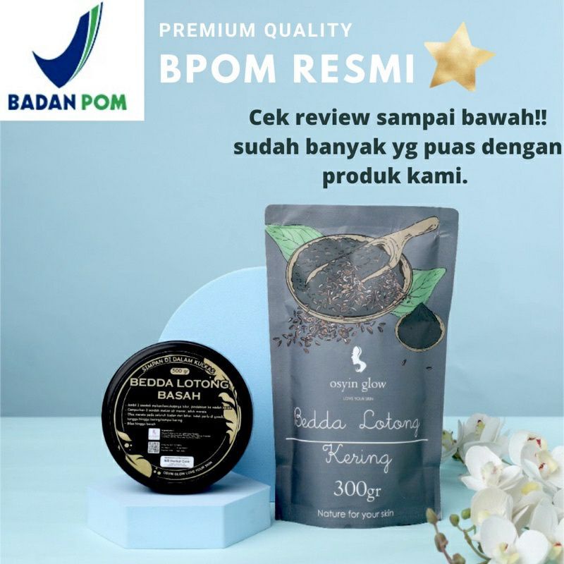 (300 gr) BPOM lulur rempah hitam//bedak lontong// lulur bugis viral whitening ostin glow