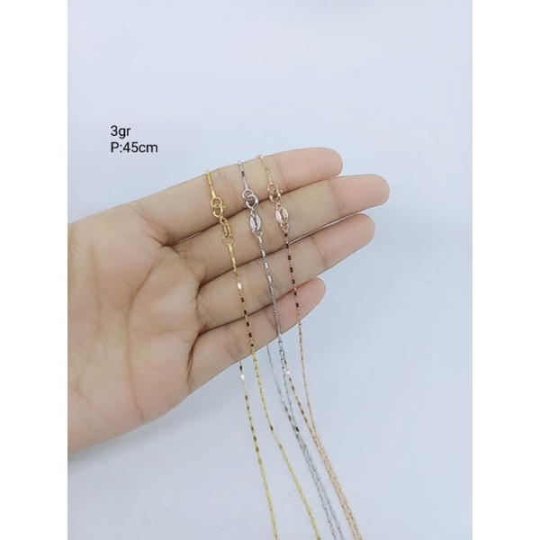 KALUNG PERAK 925 ASLI LAPIS EMAS/KALUNG BALOK MINI+LIONTIN LOVE MP KELL/KALUNG ASLI SILVER/KALUNG FASHION WANITA