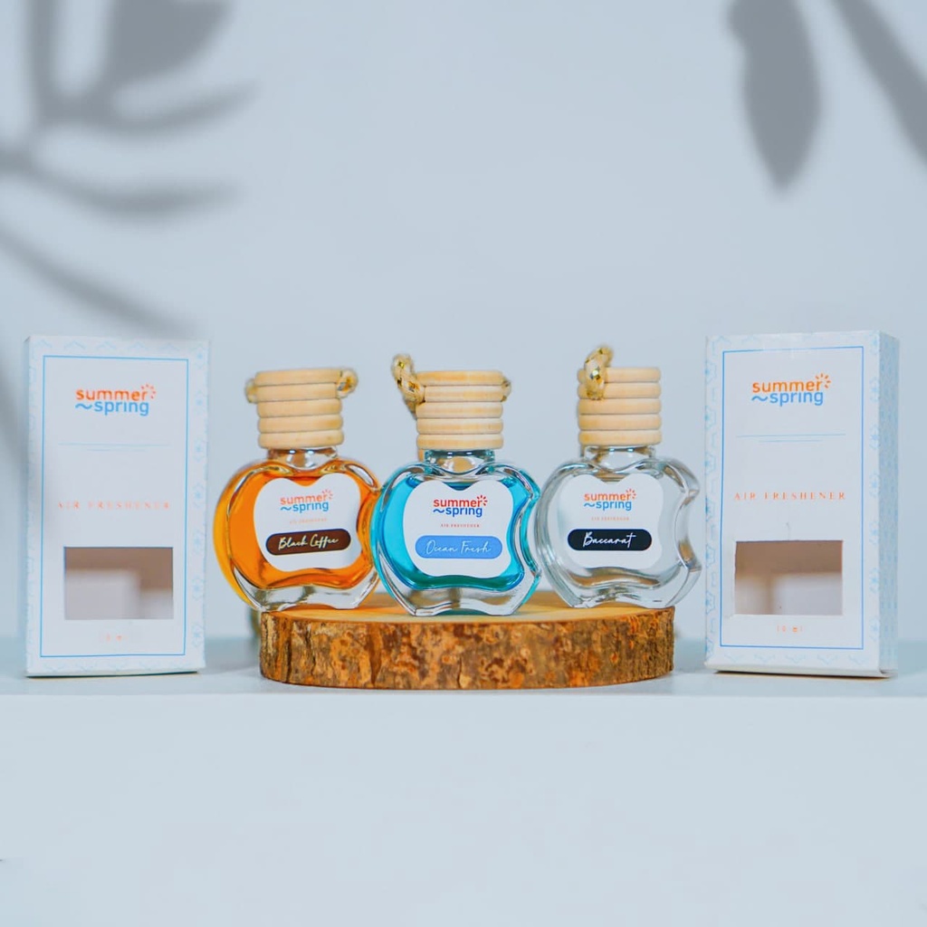 Pengharum Ruangan Aroma Vanilla Botol Apel Summer Spring Pengharum Mobil Kamar Aromaterapi Segar