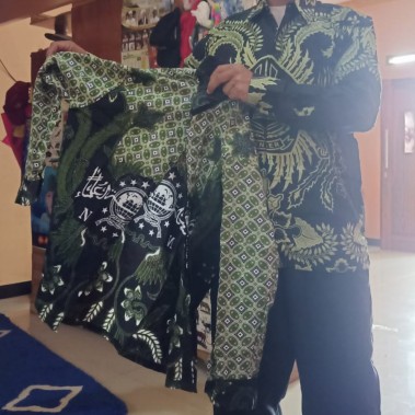 [cod] Baju Nu Batik Nu Seragam Nu Kemeja Nu Motif Urangan Ansor Banser Ipnu Ippnu Musrini Mart