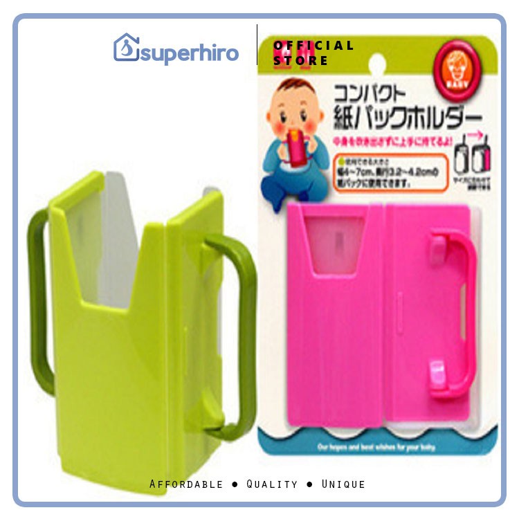 Milk Box Holder Juice Holder Pegangan Handle Kotak Susu Balita Anak