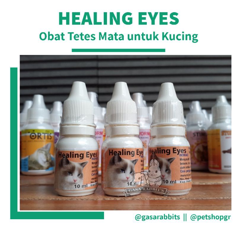 OBAT HEALING EYES KUCING - TETES MATA KUCING - OBAT MATA KUCING
