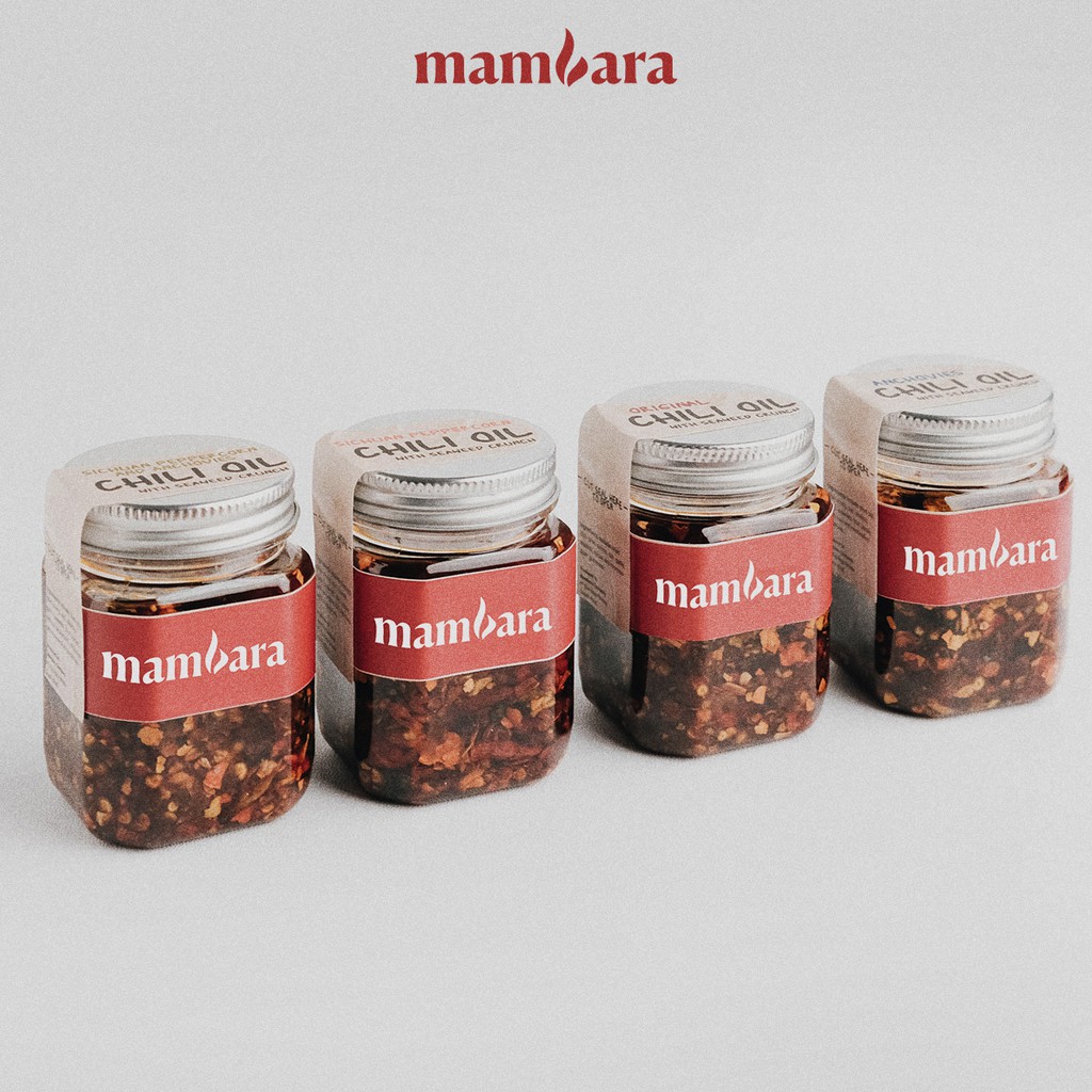 

Mambara Chili Oil Sampler Variants with Seaweed Crunch