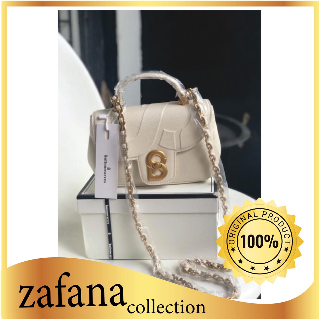 Buttonscarves Alma Flap Bag Small sugar