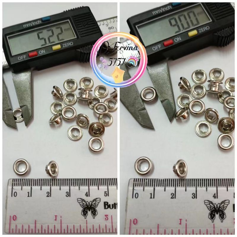 500pcs mata ayam eyelet 5mm / mata ayam eyelet 350