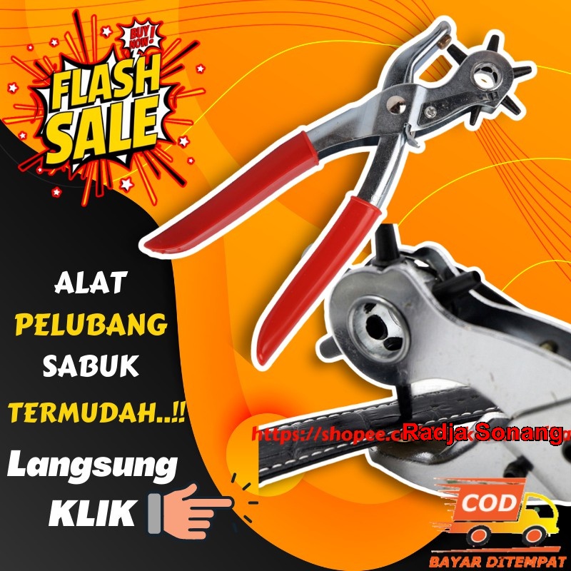 

(COD) Alat Tang Pembolong Pelubang Tali Karet Kulit Jam Tangan Sabuk Gesper