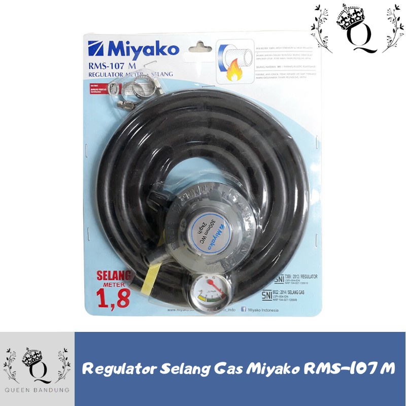 Regulator Selang Gas Miyako RMS 107 M