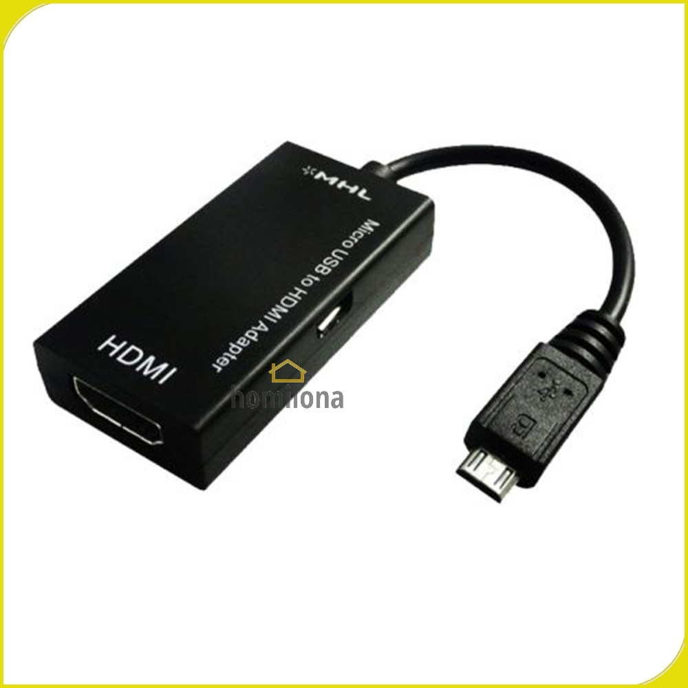 Micro USB to HDMI MHL Adapter for Smartphone - Robotsky S2 - Black