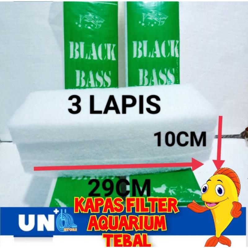 KAPAS FILTER PEMBERSIH AIR AQUARIUM 10X29X10CM MURAH