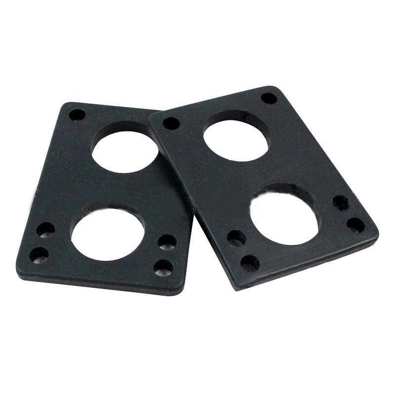 2 Pcs Braket Gasket Bridge Frame 6 Lubang Ukuran 6mm Bahan pu Untuk Papan Seluncur