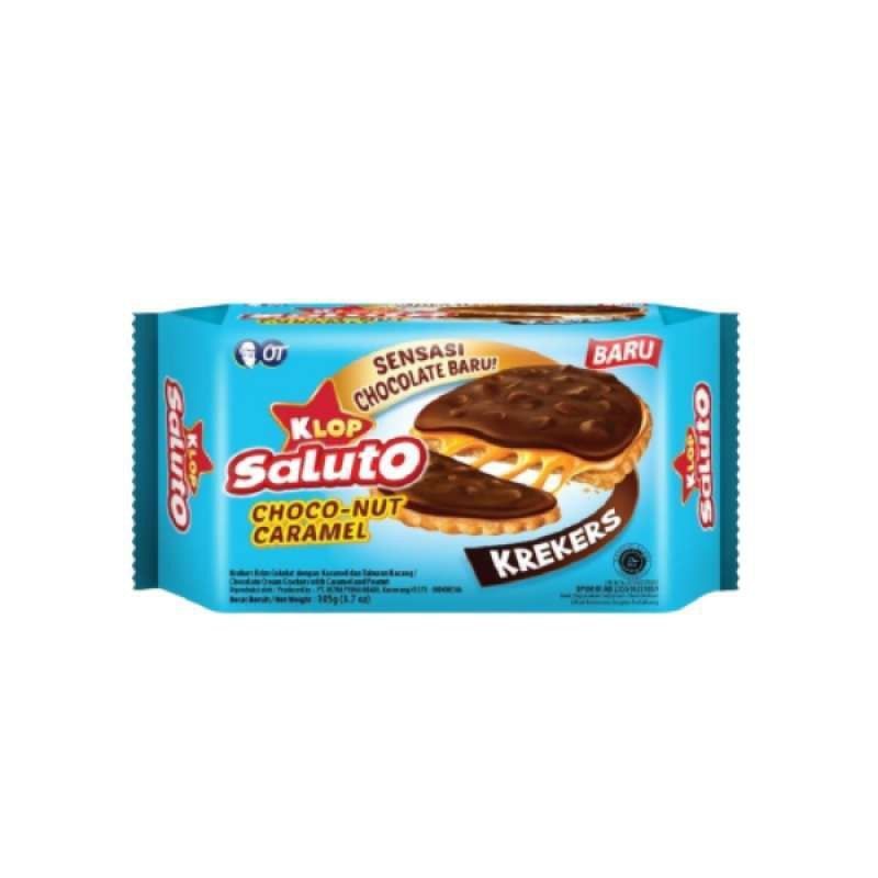 

Klop Saluto Choco Nut Caramel krekers salut 105 gram