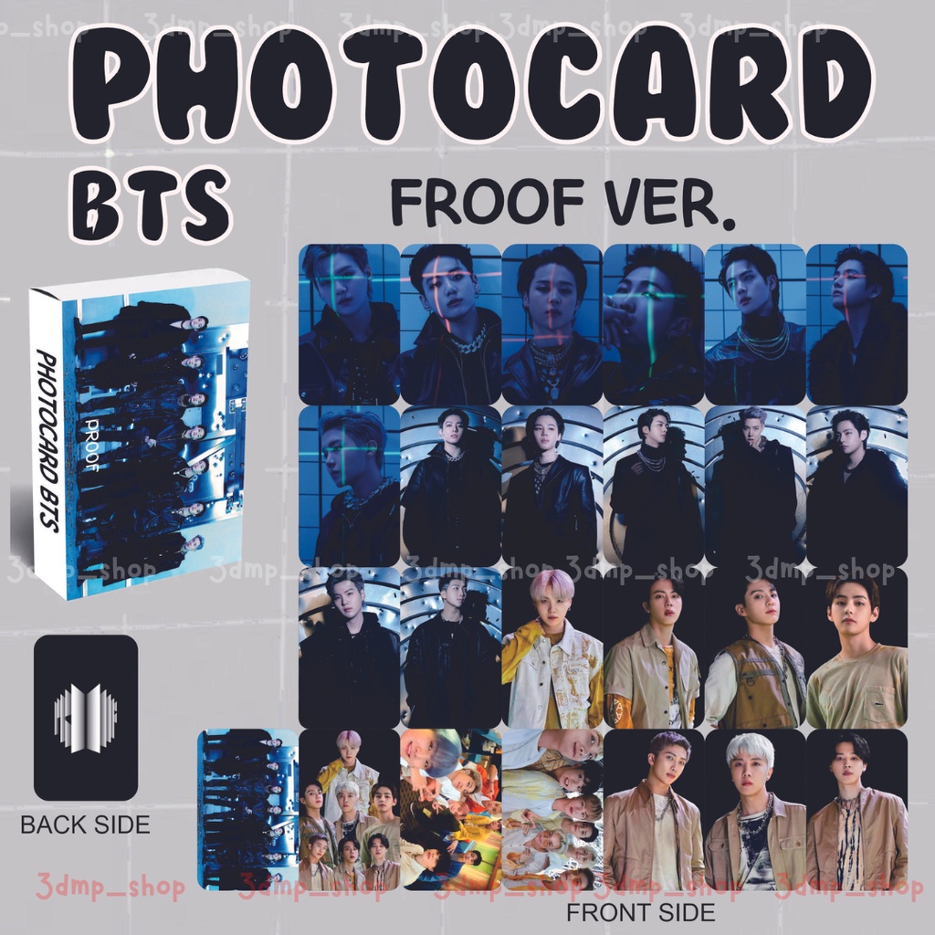 [2 sisi - 25 lembar] Photocard lomocard photo lomo card bts proof