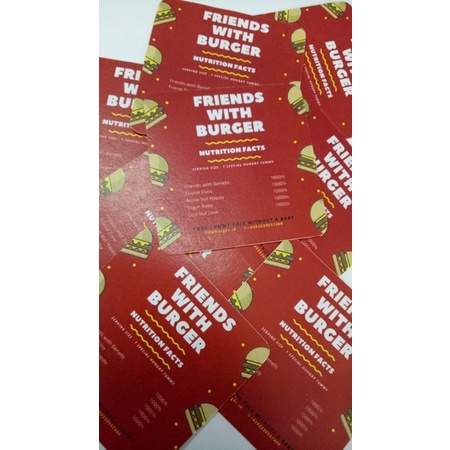 

stiker vinly packaging kotak 5,5 x 5,5 cm (min 40 biji)