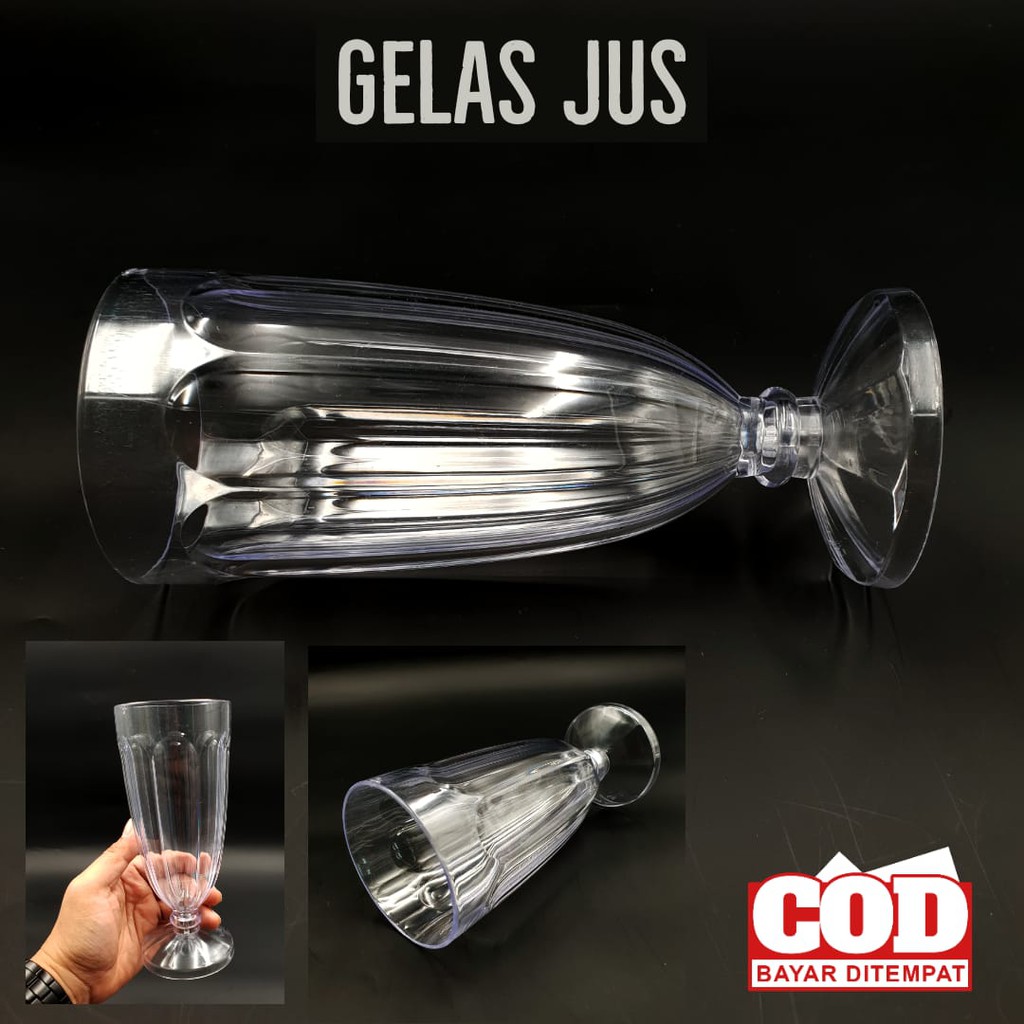 murahh gelas jus plastik serbaguna / gelas plastik / gelas juice