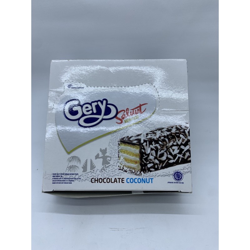 

Gery Salut Wafer Choco Coconut [12x20g] BOX barcode 8992775001660