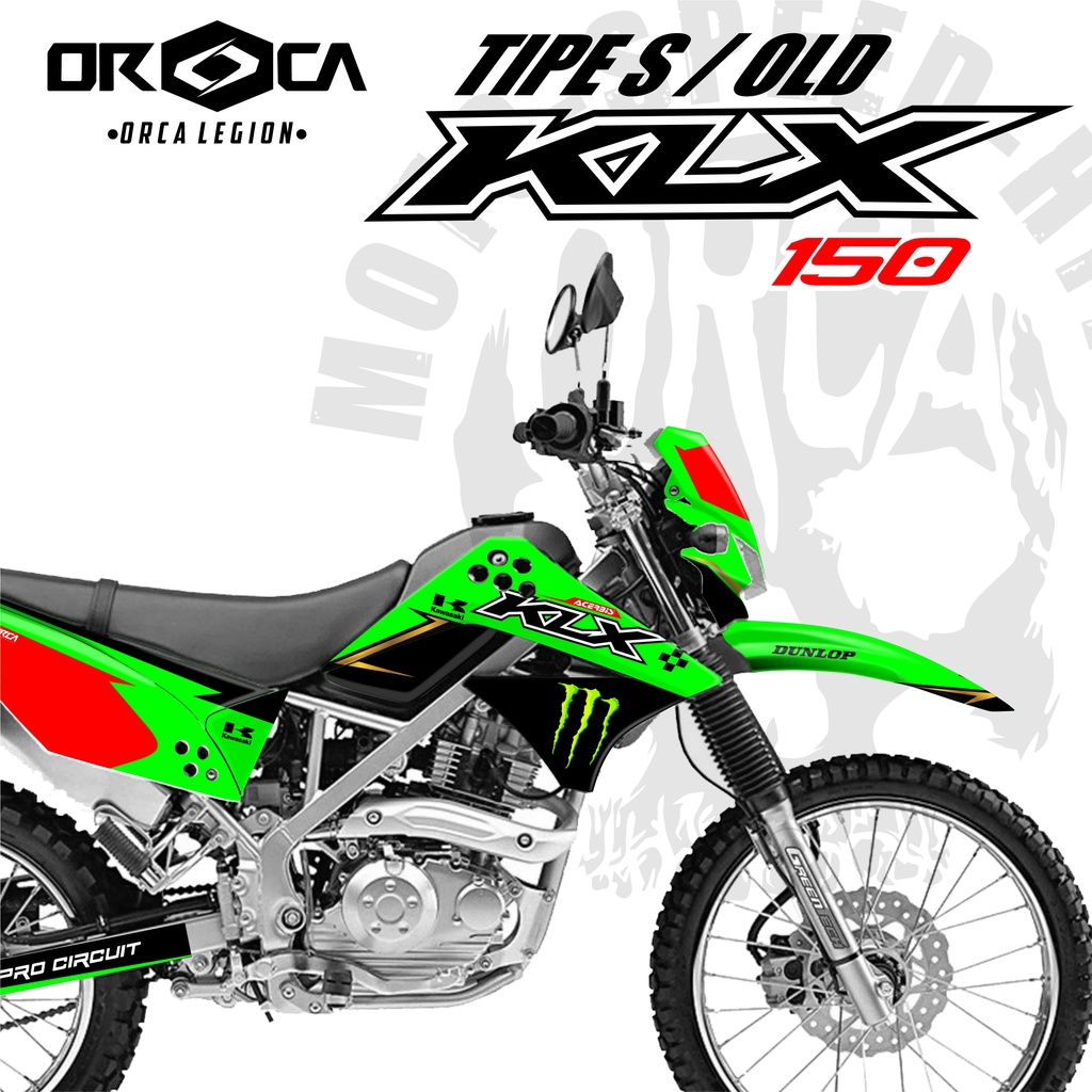 Decal stiker KLX L/S  2010-2014 Full Body - Sticker dekal klx lama/s desain D3 Kode 03