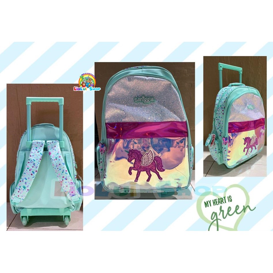 SMIGGLE LIGHT BELIEVE TROLLEY BAG - TAS TROLI SMIGGLE ORIGINAL