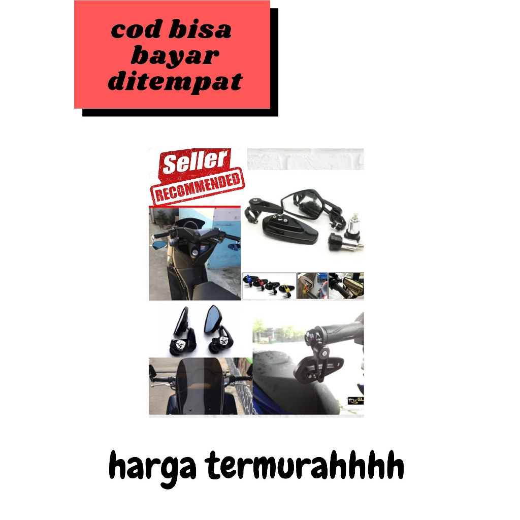 [PROMO] SPION JALU OVAL BLACK VND UNIVERSAL BUAT SEMUA MOTOR