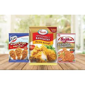 

Tepung Bumbu Instan Ayam Chicken Goreng Krispi Crispy Kobe Sajiku Sasa