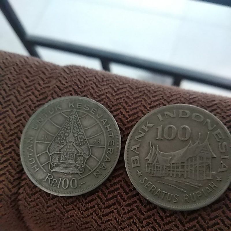 koin jadul 100 Rupiah tahun 1978