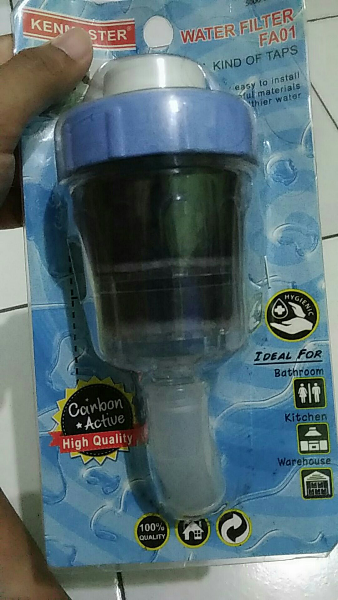 Saringan Carbon Active Kenmaster Filter Air Kran Water