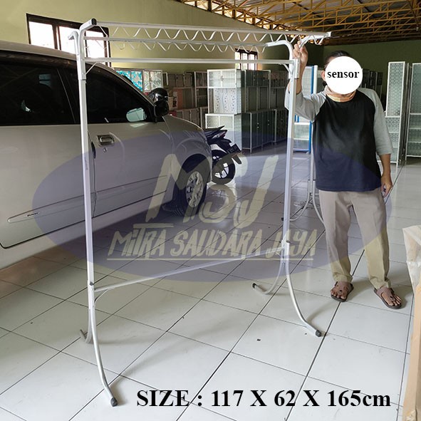 jemuran baju alumunium capstok / jemuran gawang Hongkong bina karya