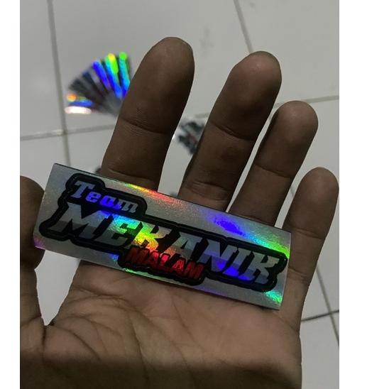 

COD !! 3.3 STICKER MEKANIK MALAM LOGO CUTTING [KODE 280]