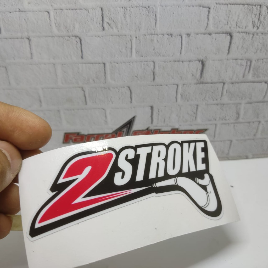 stiker dua tak Sticker 2 stroke