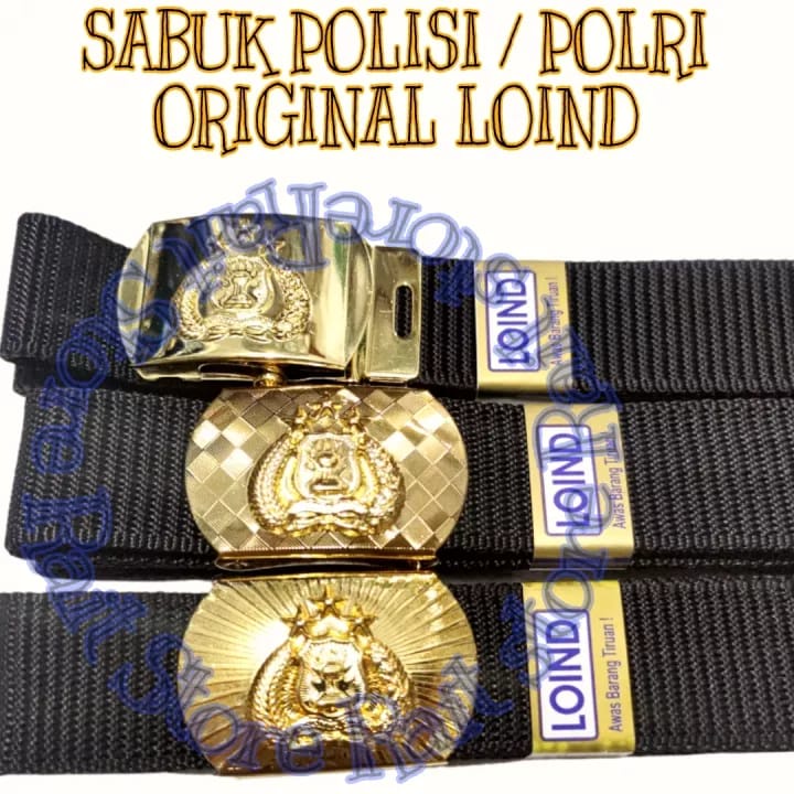 SABUK POLISI / POLRI MERK LOIND ORIGINAL