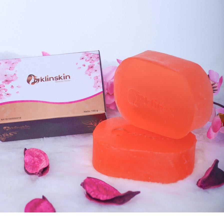 SABUN KLINSKIN BEAUTY SOAP 100gr | MENCERAHKAN KULIT TUBUH | ORIGINAL 100% BPOM