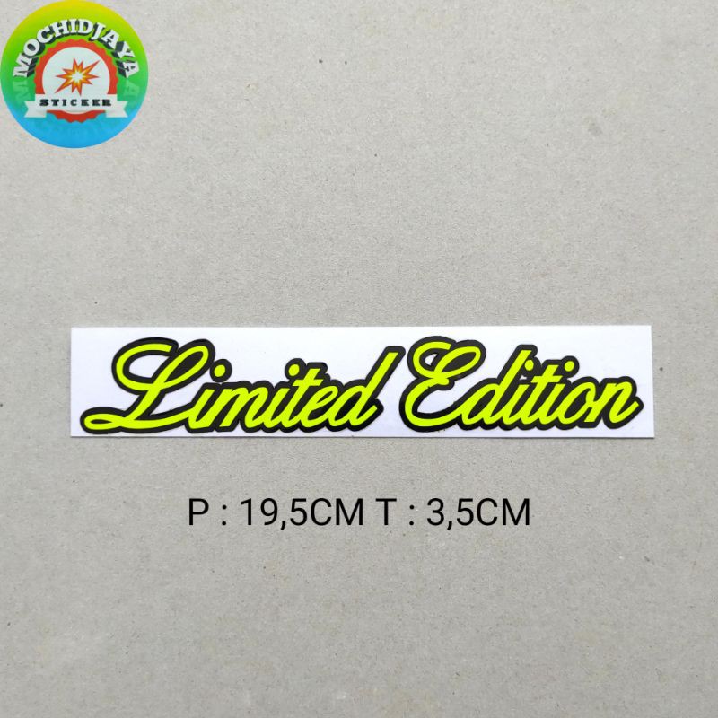 

STIKER CUTTING LIMITED EDITION STICKER LIMITED EDITION HIJAU STABILO TERLARIS TERBAIK