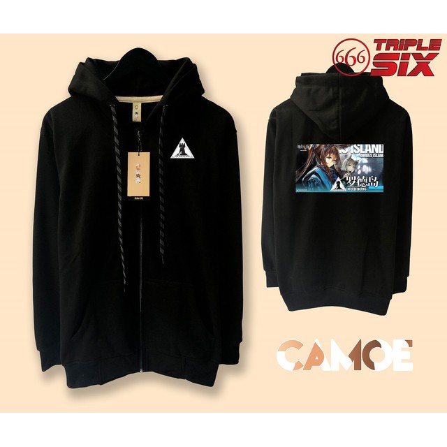 Jaket Hoodie Zipper Arknights Amiya Yostar Rhodes island