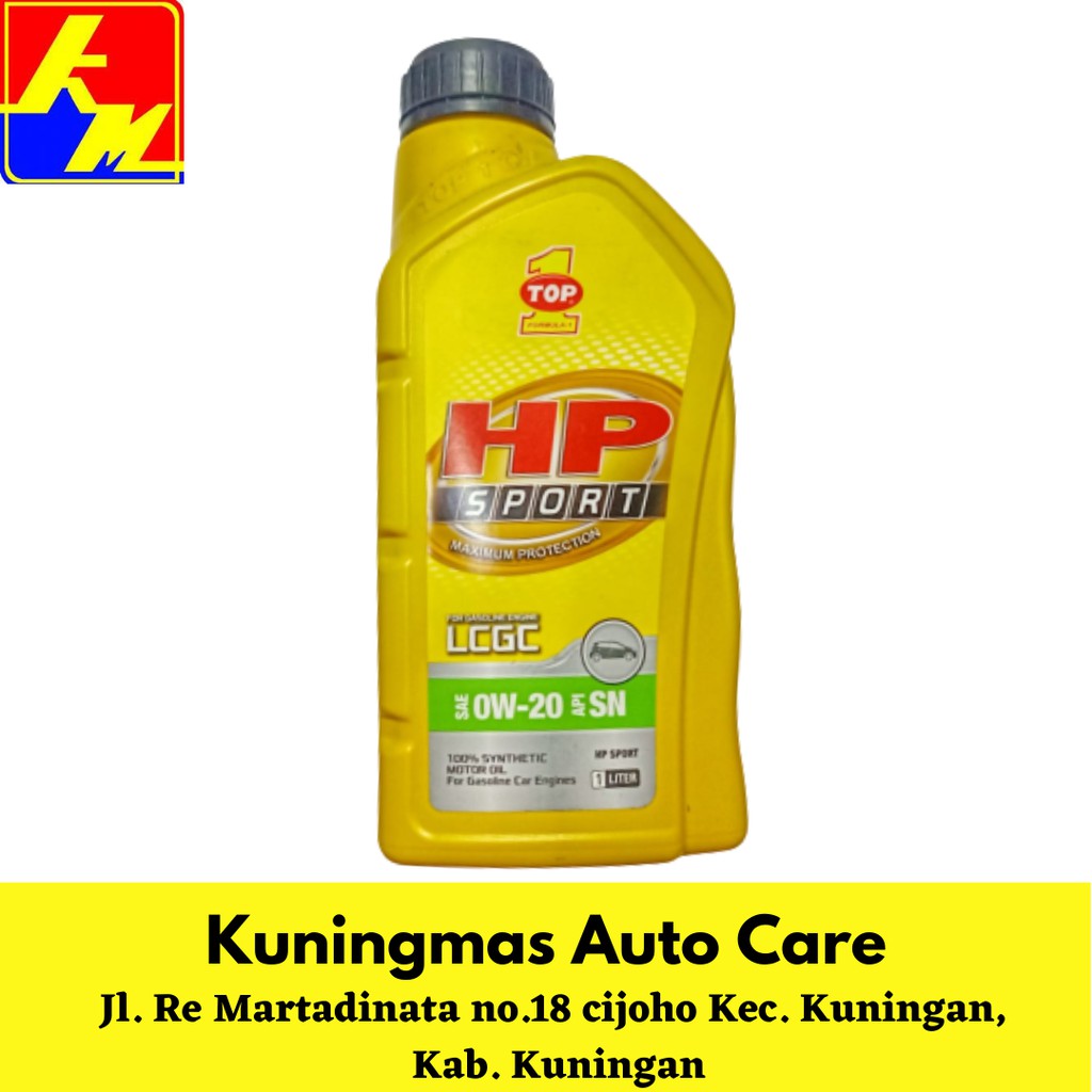 OLI MESIN TOP 1 HP SPORT LCGC SAE 0W-20 API SN ISI 1 LITER