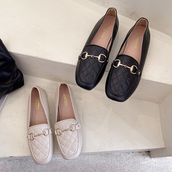 Sepatu Flat Loafer Wanita GO09