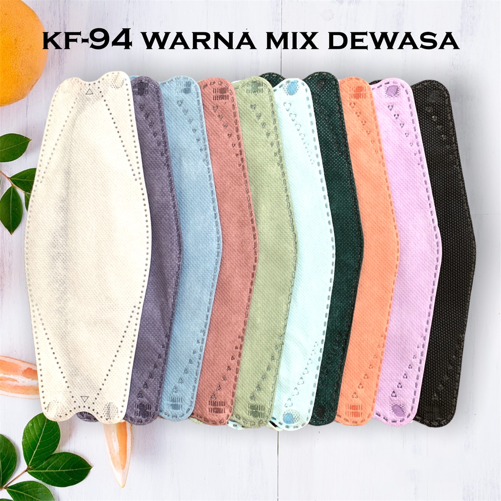 Masker KF94 Korea 4ply Medis Masker Earloop KF94 Original/WARNA PREMIUM Disposable/Masker KF94 UTAMA