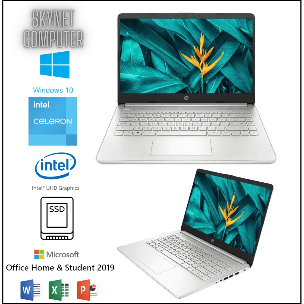 Hp 14s Dq2518tu Intel Celeron 6305 Ram8gb Ssd512gb Intel Uhd Windows 10 Ohs 2019 Original Shopee Indonesia