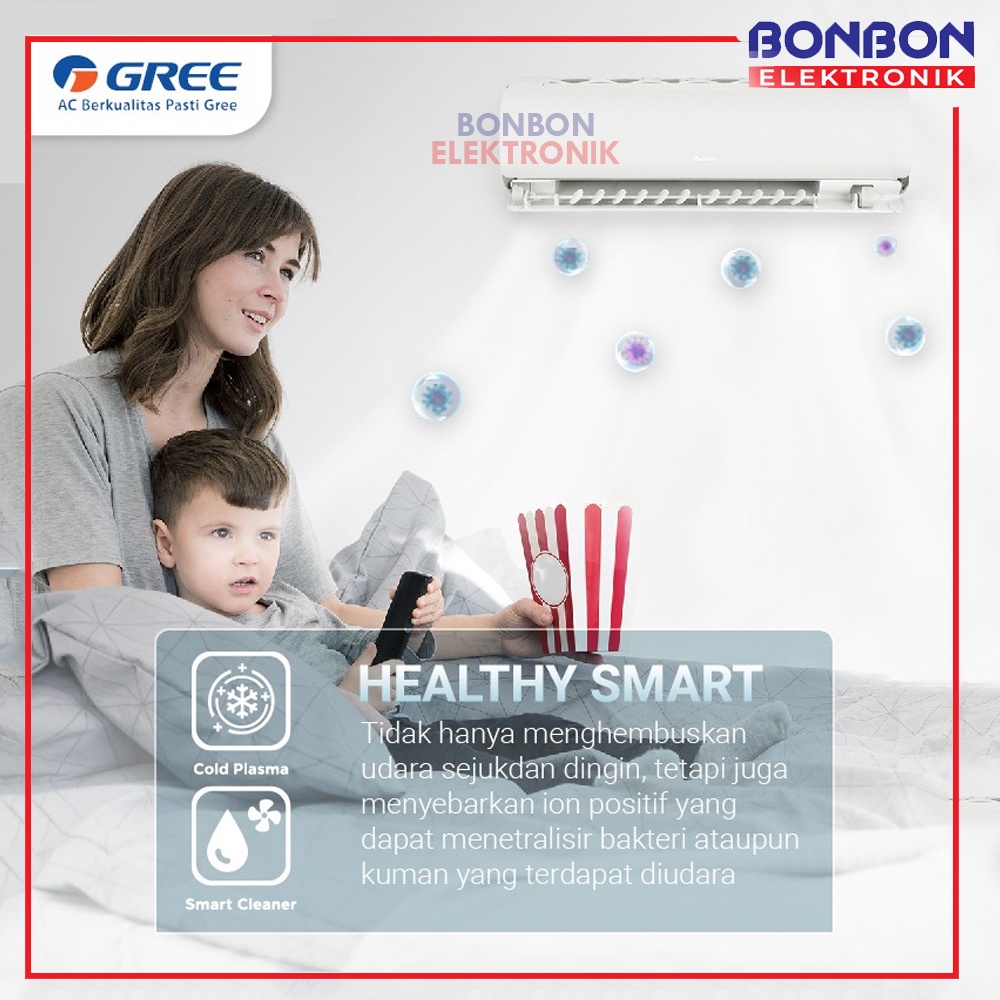 GREE AC 1PK GTECH Series GWC-09GTECH Healthy Smart Inverter 1 PK